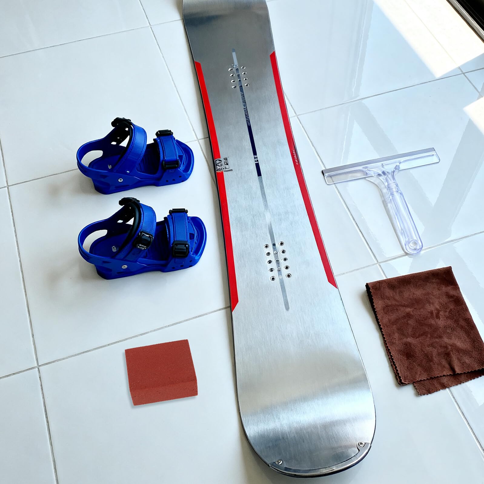 Cabilock Herramienta para Afilar Cantos de Snowboard y Esquí Bloque de Goma Abrasiva Flexible Piedra Blanda para Mantenimiento de Equipos de Esquí y Snowboard Reparación Portátil para