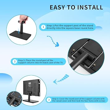 ZOSHING 17inch Security Monitor,Wall-Mounted Monitors Supports USB/Full Format Video Playback,CCTV Monitors with AV/HDMI Input/VGA/Headphone Output,Built-in Speaker, Remote Control
