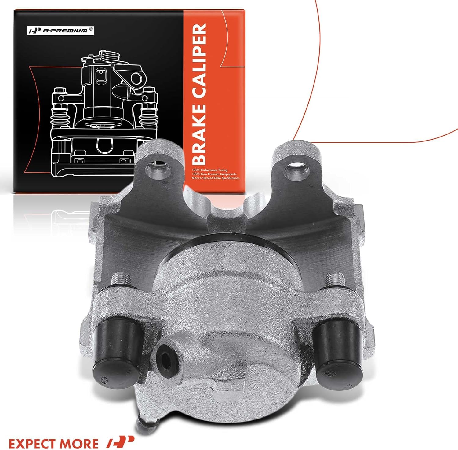 A-Premium Disc Brake Caliper Assembly Without Bracket Compatible with Select BMW Models - 318i, 318is, 318ti, 320i, 323Ci, 323i, 323is, 323ti, 325Ci, 325i, 325is, 325xi, 328Ci, Z3, Z4 - Front Driver