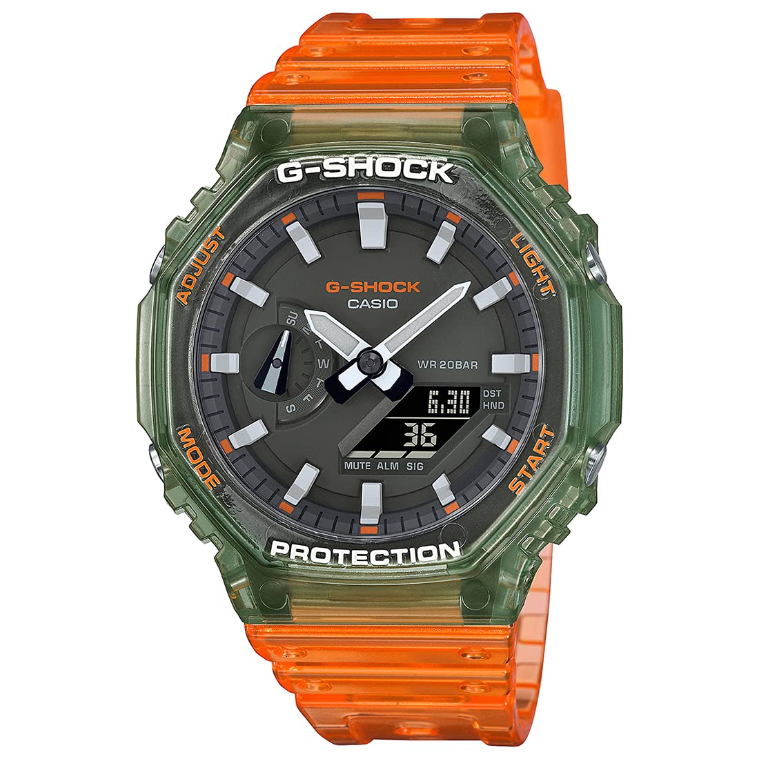 Casio Analog-Digital Gray Dial Mens Watch-GA-2100HC-4ADR (B0983KPFFS) Amazon Price History, Amazon Price Tracker