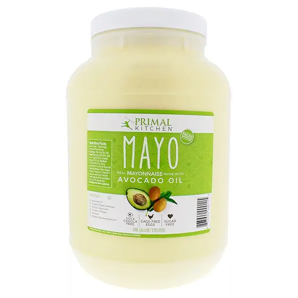Primal Kitchen Avocado Oil Gallon Mayonnaise, Paleo, Whole30, 128 Fl Oz (Pack of 1) 1