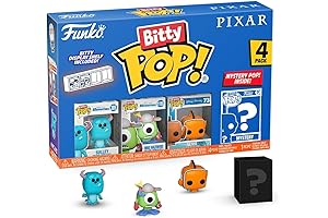 Funko Pop! Bitty: Pixar Mini Collectible Toys 4-Pack