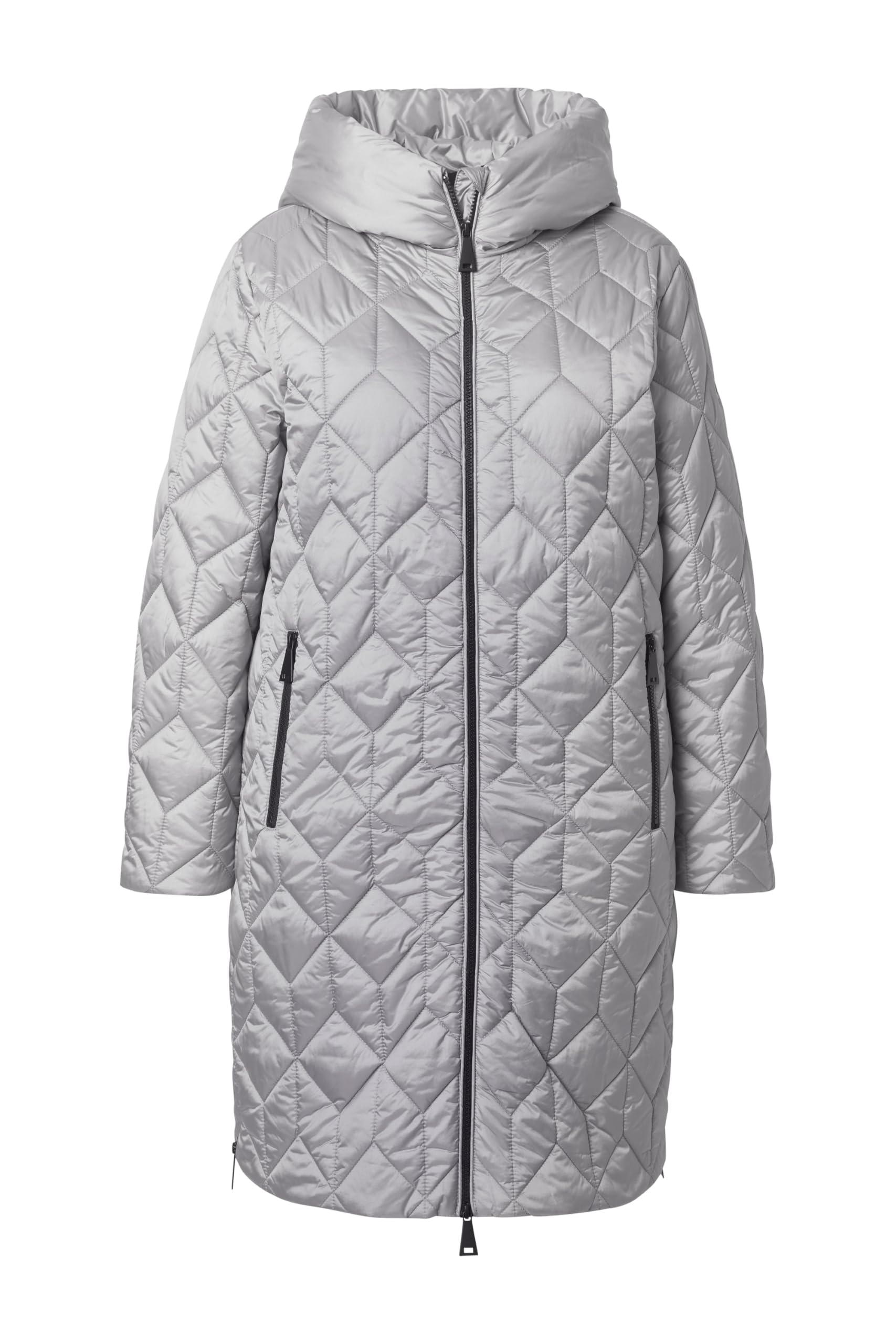 Ulla Popken Cappotto Trapuntato, Funzionale e Idrorepellente HYPRAR con Cappuccio 841363