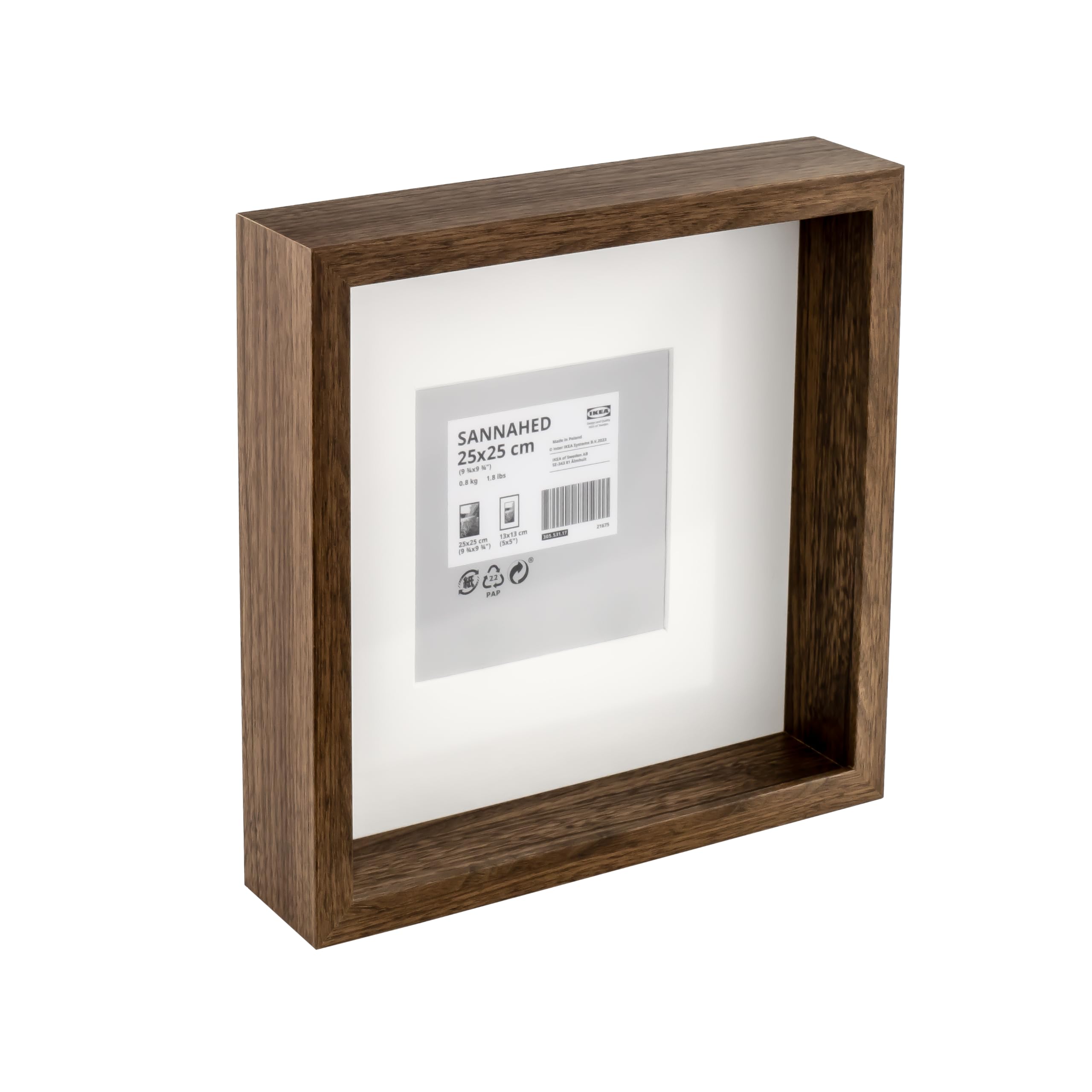 ArtToFrames Cornice In Legno Massello Effetto Invecchiato – Bianco, Larghezza 2,5 Cm, Per Foto 17x23 Cm, Con Vetro/Plexiglas