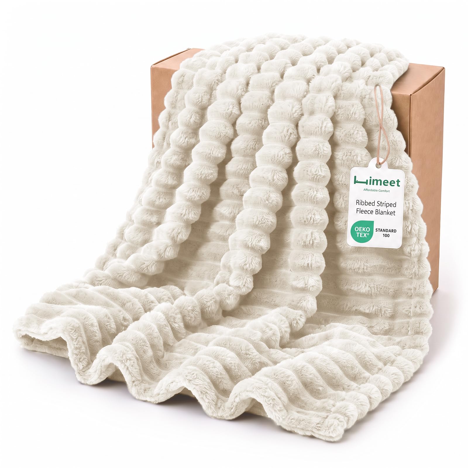 Beige / Polyester / Full (84" x 90")