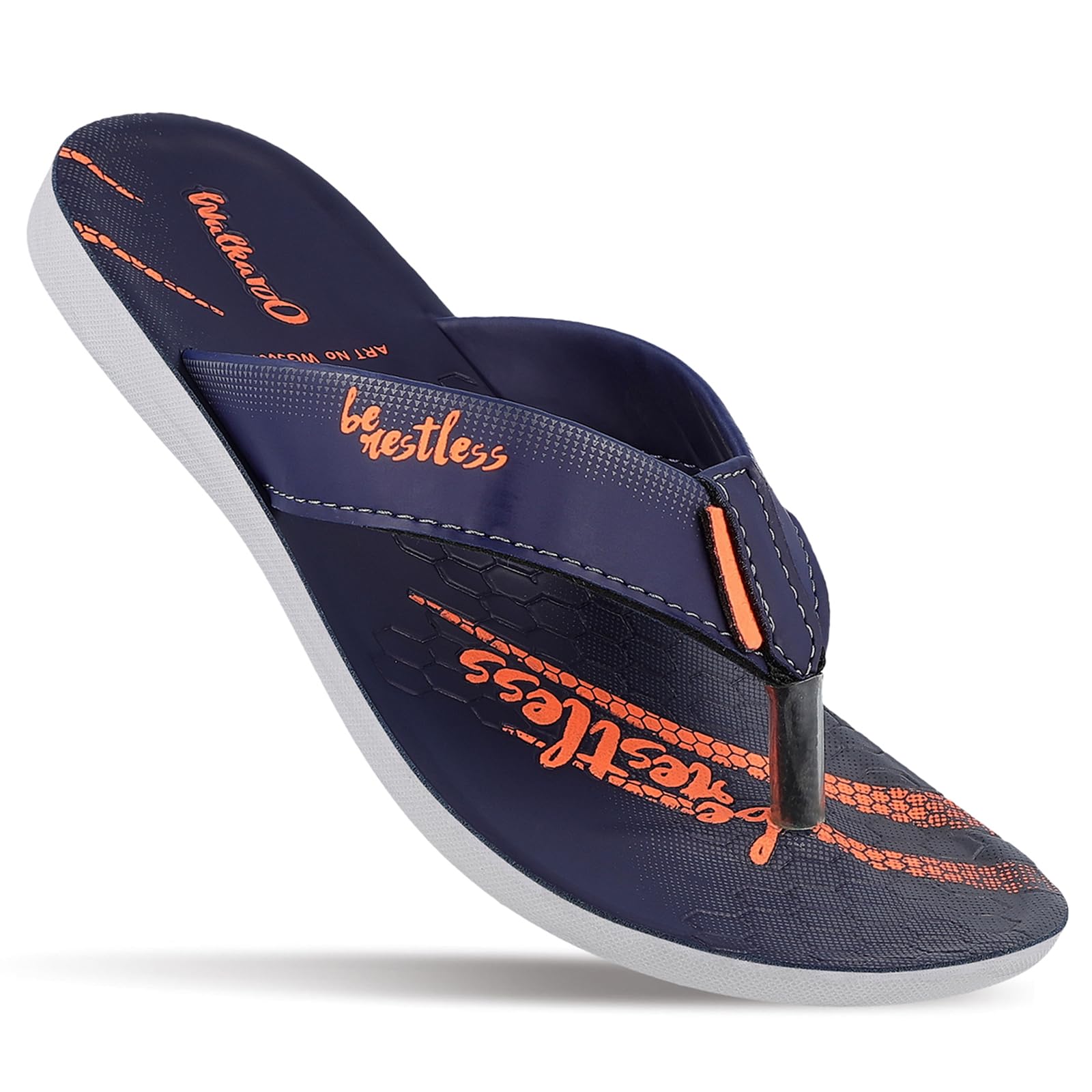 WALKAROO Casual Sandals for Kids|Light weight and comfortable| Trendy slip-on Style| WG5007-Blue Orange (B0D7MS1Z93) Amazon Price History, Amazon Price Tracker