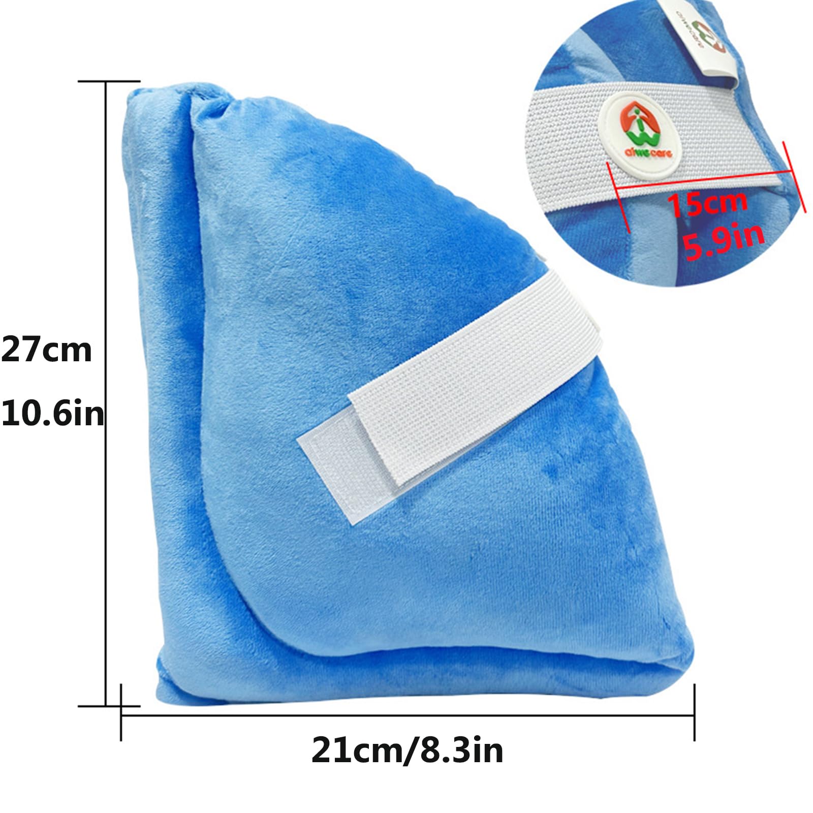 Protectores De Talón Para Aliviar La Presión Y Las Escaras, Cojines Para El Talón Para Aliviar El Dolor Del Talón, Almohada De Apoyo Para Los Pies, 1 Unidad, Azul