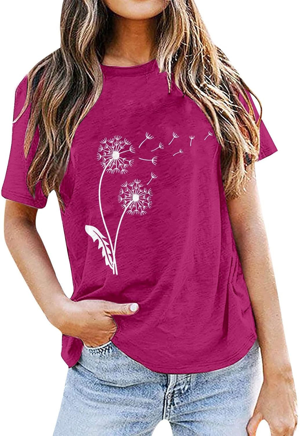 Women's T-Shirt for Everyday Comfort Effortless Style with Soft Matching Material