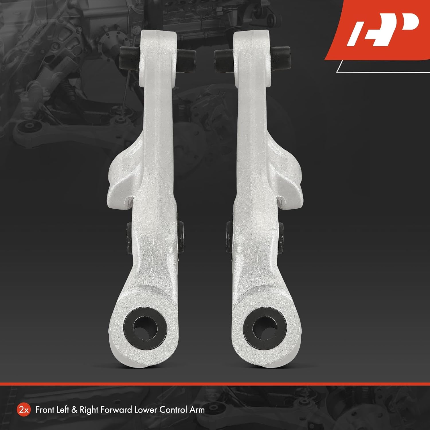 A-Premium 2 x Front Forward Lower Control Arm, with Bushing, Compatible with Infiniti G35 2003-2004, Nissan 350Z 2003-2004, RWD