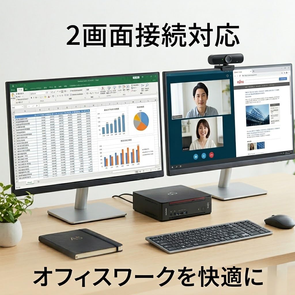 Amazon.co.jp: デスクトップパソコン 富士通 ミニデスクトップ ESPRIMO