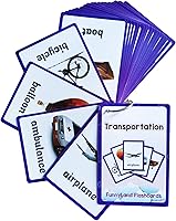 Vista 10 de Lilias Tarjetas flash – Tarjeta de bolsillo con palabras en inglés para niños pequeños, juguetes de aprendizaje, suministros para jardín