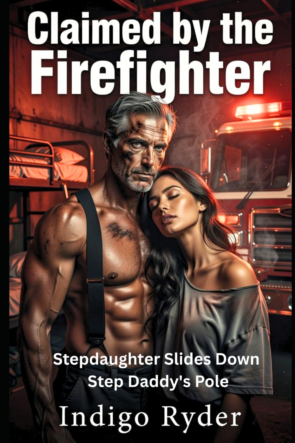 Claimed by the Firefighter (Stepdad/Stepdaughter Taboo, Mature Love Story, Alpha Male Romance): Stepdaughter Slides Down Step Daddy's Pole (Stepdad Dark Romance)