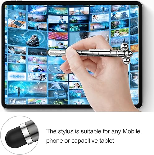 Miniatura 6 de Bolígrafo antiestrés mejorado, bolígrafo magnético, bolígrafo magnético de descompresión, bolígrafo multifuncional capacitivo para pantalla táctil,