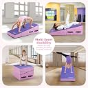 Gymnastics Cheese Mat Incline Wedge Mat, Folding Gymnastics Mat for Kids Tumbling, Indoor/Outdoor Skill Shape Training & Exercise equipment Home Gym Yoga gallery image