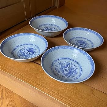 Amazon.co.jp: 景徳鎮 丼 深皿 どんぶり ラーメン鉢 ボウル 中華