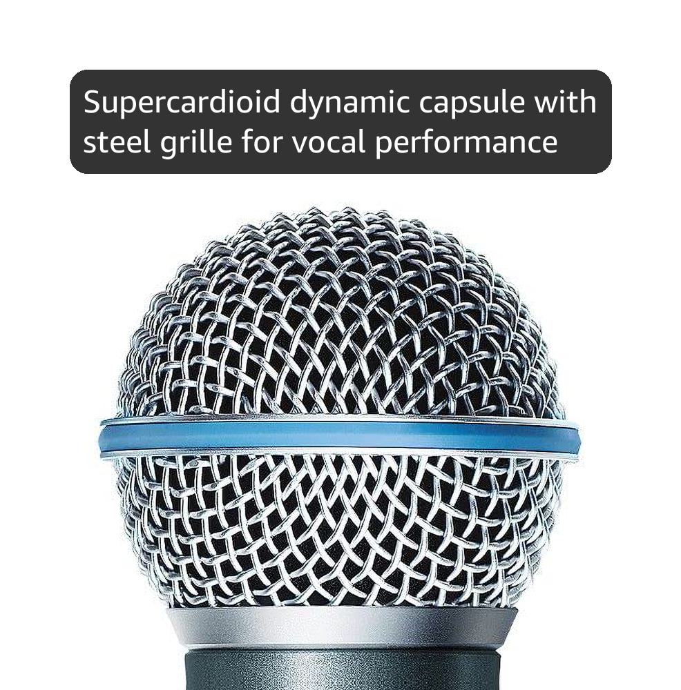 Shure BETA 58A Vocal Microphone - Single Element Supercardioid