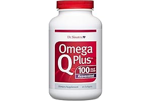 Science-Backed Heart Health: Dr. Sinatra Omega Q Plus 100 Resveratrol for Heart...