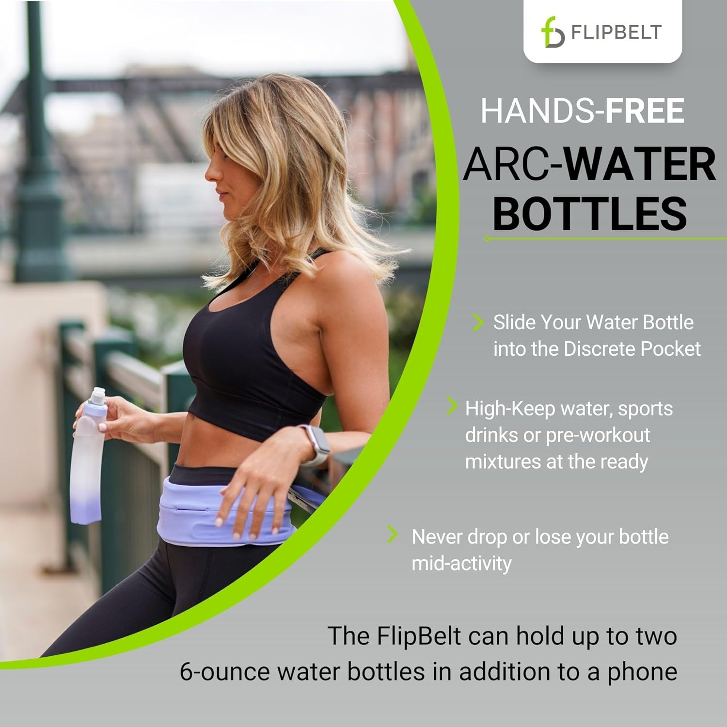 FlipBelt Portable Lightweight Running Water Bottle - Image 4