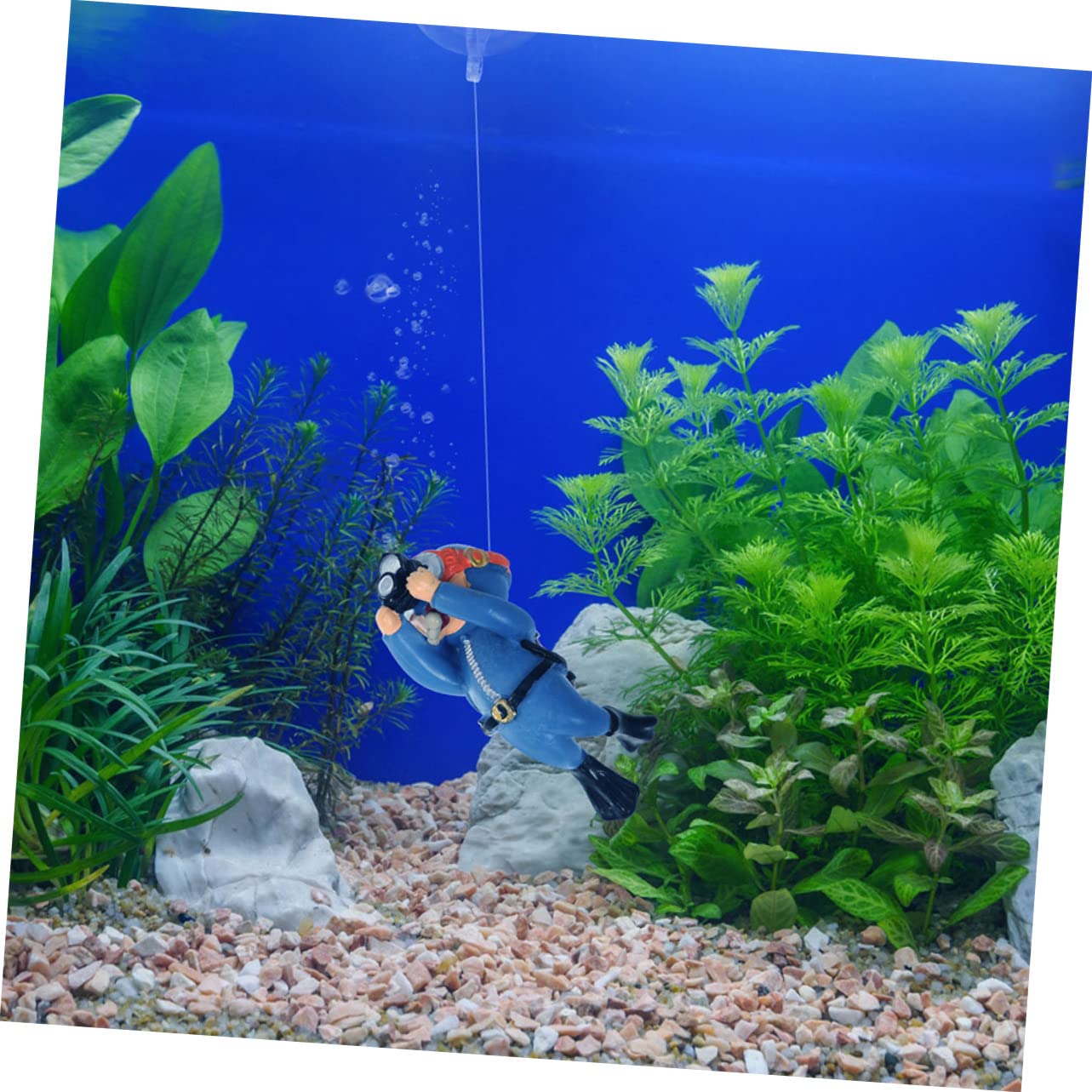 Housoutil 10pièces Ornement Flottant De Plongeur Décoration Aquarium pour Aménagement De Réservoirs Aquatiques Accessoire Naturel Et Ludiques pour Poissons