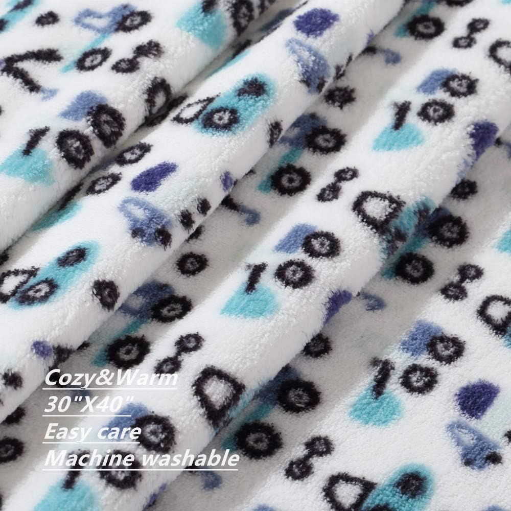 CREVENT 75cmX100cm Cute Lightweight Silky Cozy Warm Baby Blanket for Boys Infant Toddler Newborn Unisex Crib Cot Stroller - Image 3