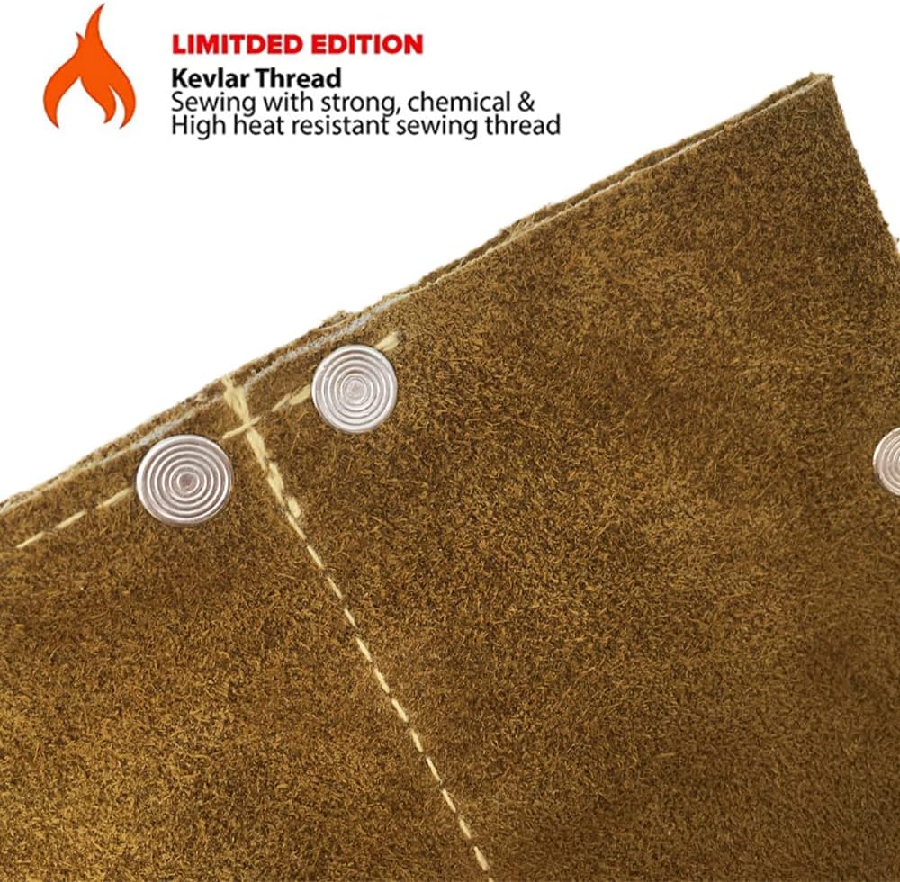 100% Leather Arc Welding Rod Bag Electrode Holder Heat Flame Resistant Hardware Tool Waist Bag Storage Can for Stick Welding Container thumbnail