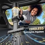 Cordless Car Handheld Vacuum: Car Vacuum Cleaner with 𝟏𝟔𝟎𝟎𝟎𝐏𝐚 Ultra-Strong Suction, 𝐁𝐫𝐮𝐬𝐡𝐥𝐞𝐬𝐬 𝐌𝐨𝐭𝐨𝐫 & HEPA Filter - Lightweight Design for Drivers and Office Workers - Ashen
