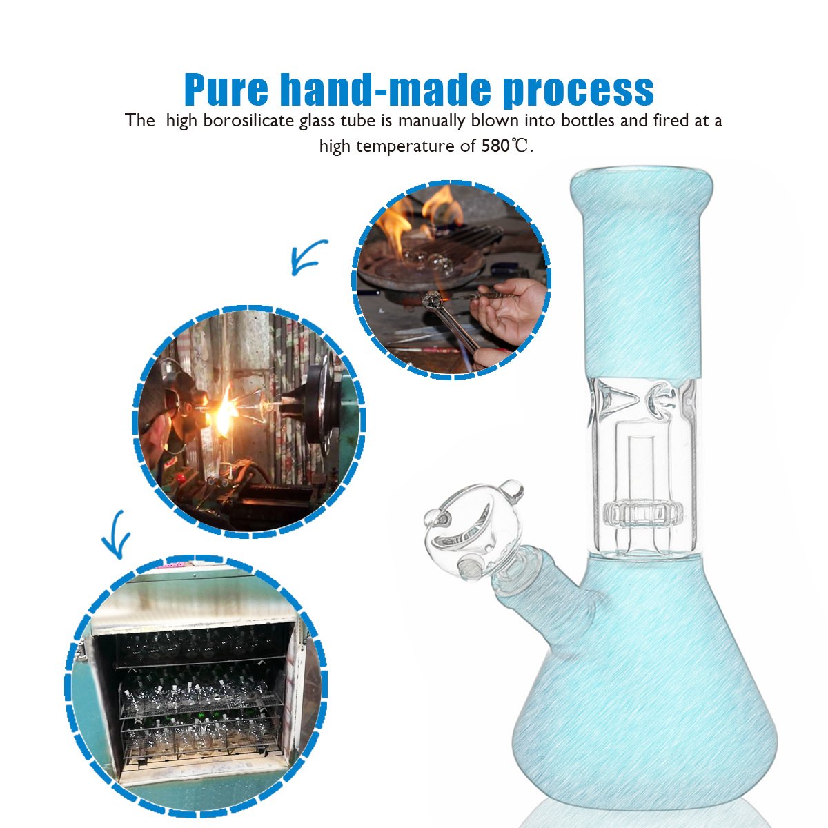 Buy Big bong Gravity Glass Bong with Tornado percolate,Green Water