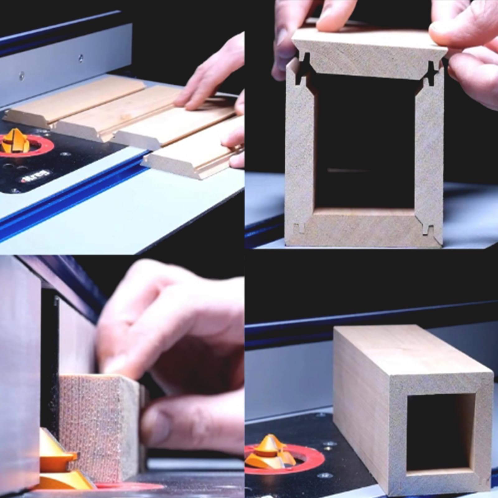 Set Punte Frese per Legno, Fresa a Forma T Scanalata, Fresatrice Verticale, Fresa per Spianare, Strumenti per La Lavorazione del Legno