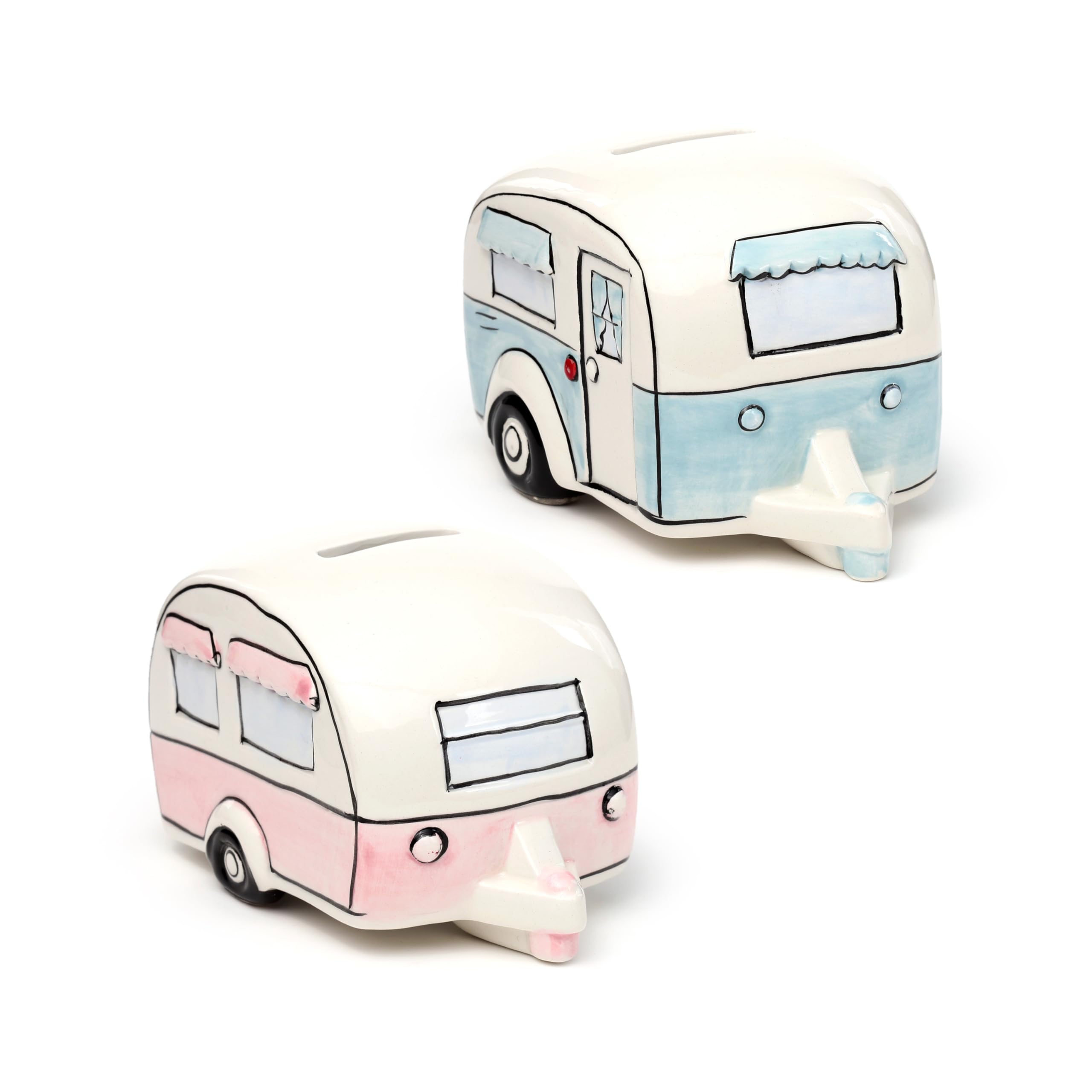 Puckator Home Is Where You Park It Caravan Ceramic Money Box
