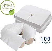 Vista 2 de EarthLite Fundas desechables para reposacabezas faciales – De grado médico, ultra suaves, lujosas, antiadherentes, fundas para reposacabezas