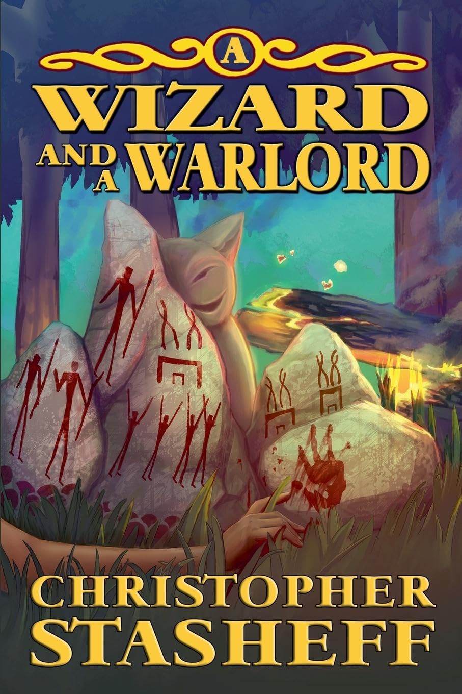 Book cover for A Wizard and a Warlord