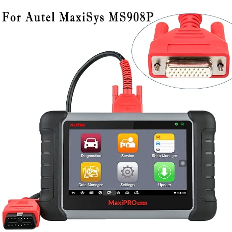OBD2 Diagnostic Testing Cable Replacement for Autel MaxiSys MS908P Main Test 16 Pin 3 Rows OBD2 Main Test