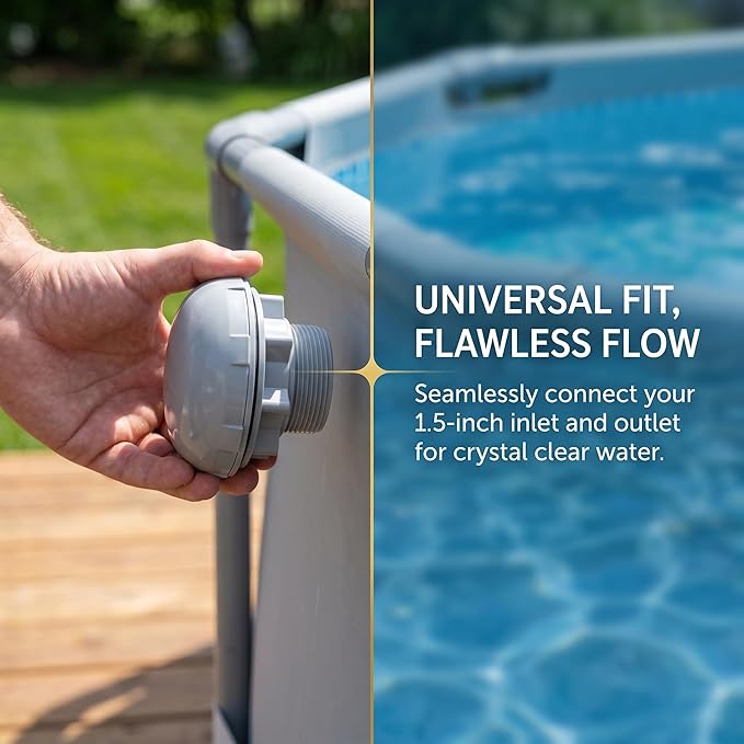 Kit filtro entrada y salida para piscina Intex Coleman miniatura 6