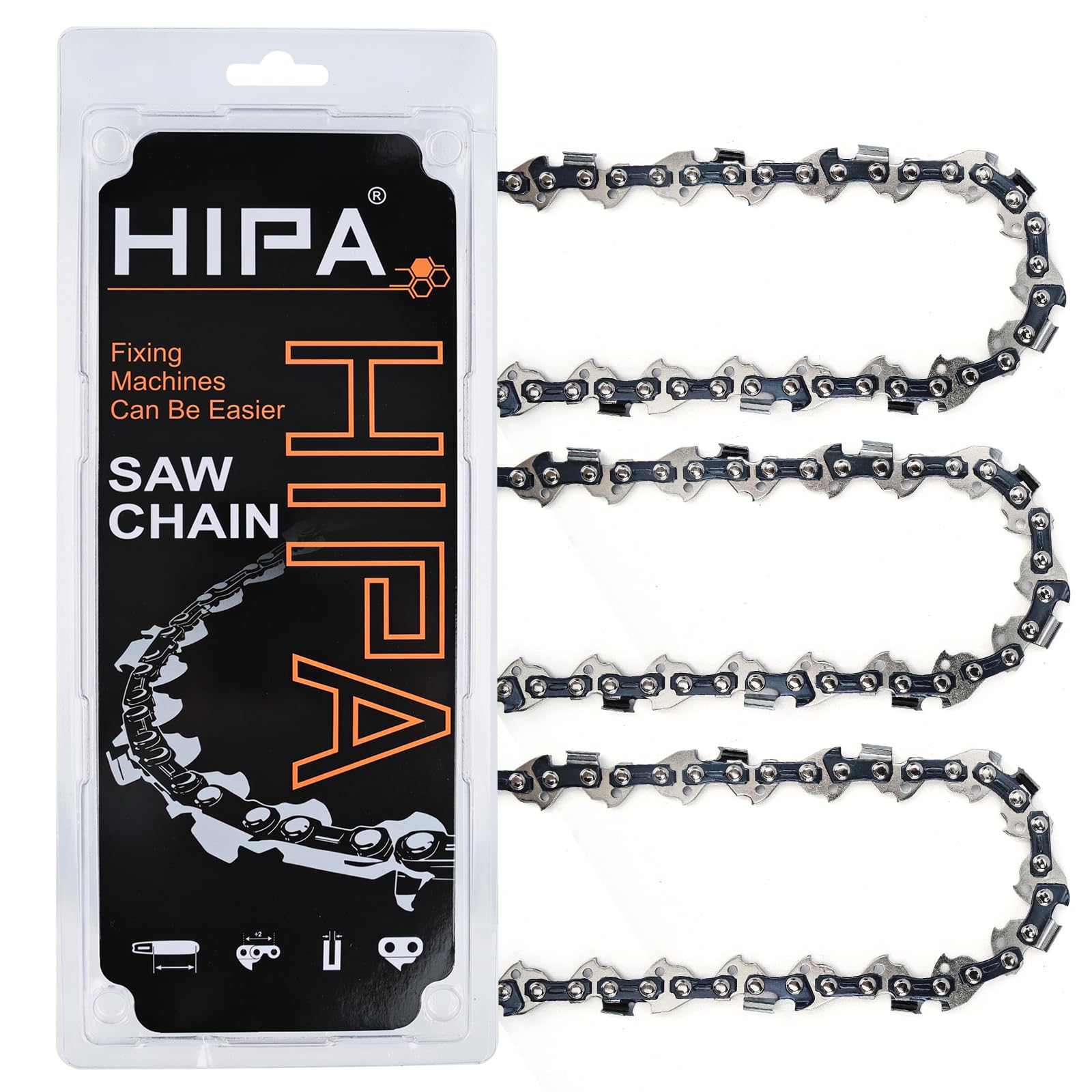 Amazon.com: Hipa 3PCS 8 Inch Chainsaw Chain Fits for Portland