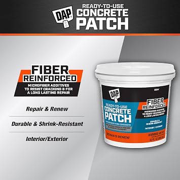 DAP Ready-Mixed Concrete Patch, Gray, 32 Oz (7079831084)