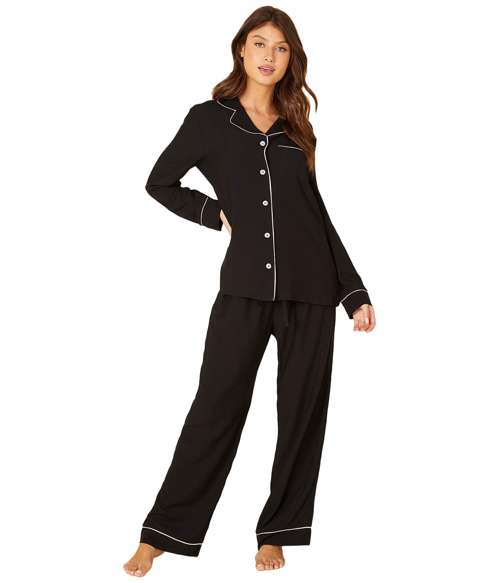 Cosabella Bella Relaxed Long Sleeve Top Pants Set