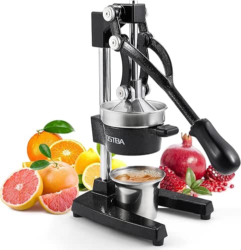 OSTBA Cast Iron Manual Juicer Hand Press, Commercial Grade Citrus