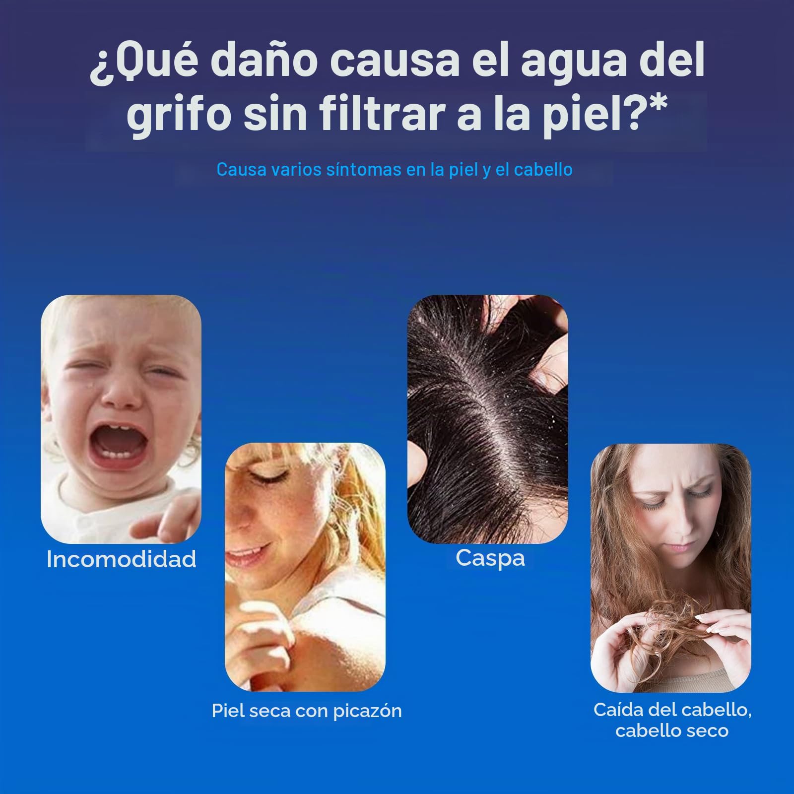 ALTHY Filtro de ducha de con vitamina C para agua dura - Filtro de cabezal de ducha, CROMADO,Reduce el cloro y el metal pesado, mejora la piel seca, la caspa del cabello, el eccema(4 Filtro Incluido)