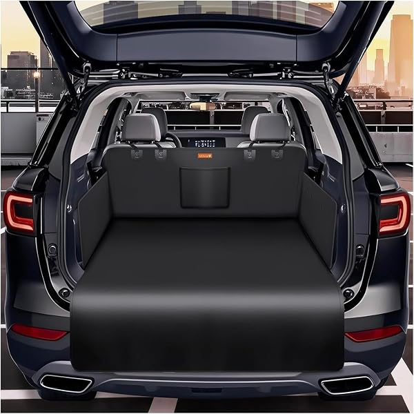 Telo Bagagliaio Auto Cani,per Fiat Panda 2003-2024/Fiat Panda 4x4 2004-2024 Custodia per Baule Auto Cani Antistrappo e Impermeabile con Protezione Laterale - 1