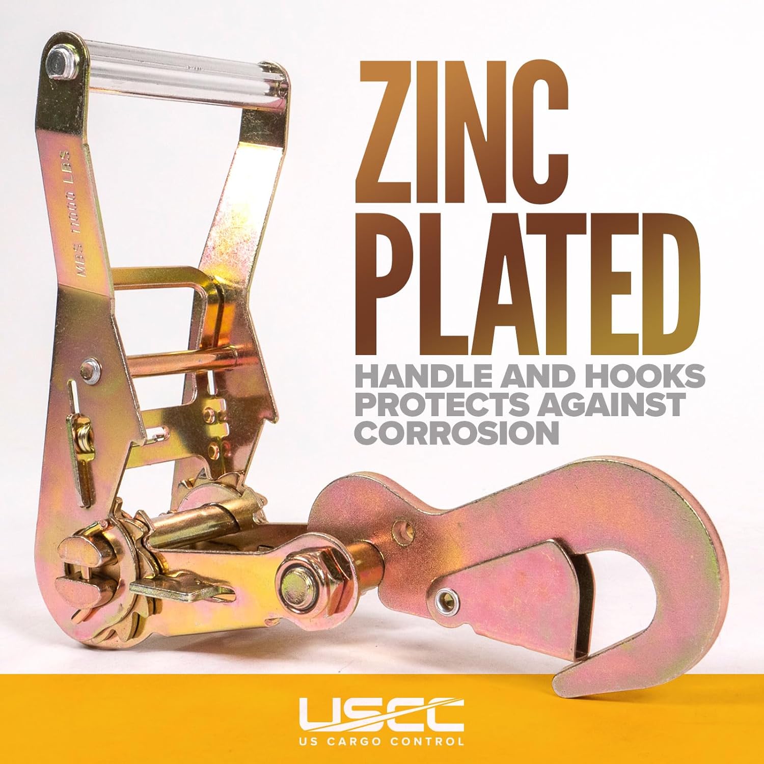 US Cargo Control Adjustable Tow Dolly Basket Straps with Twisted Snap Hooks and Ratchets (4-Pack), Tow Dolly Straps Fit Tires 14-20 Inches, 12,000 LBS Break Strength, Tire Bonnet Tiedowns to Haul - Image 6