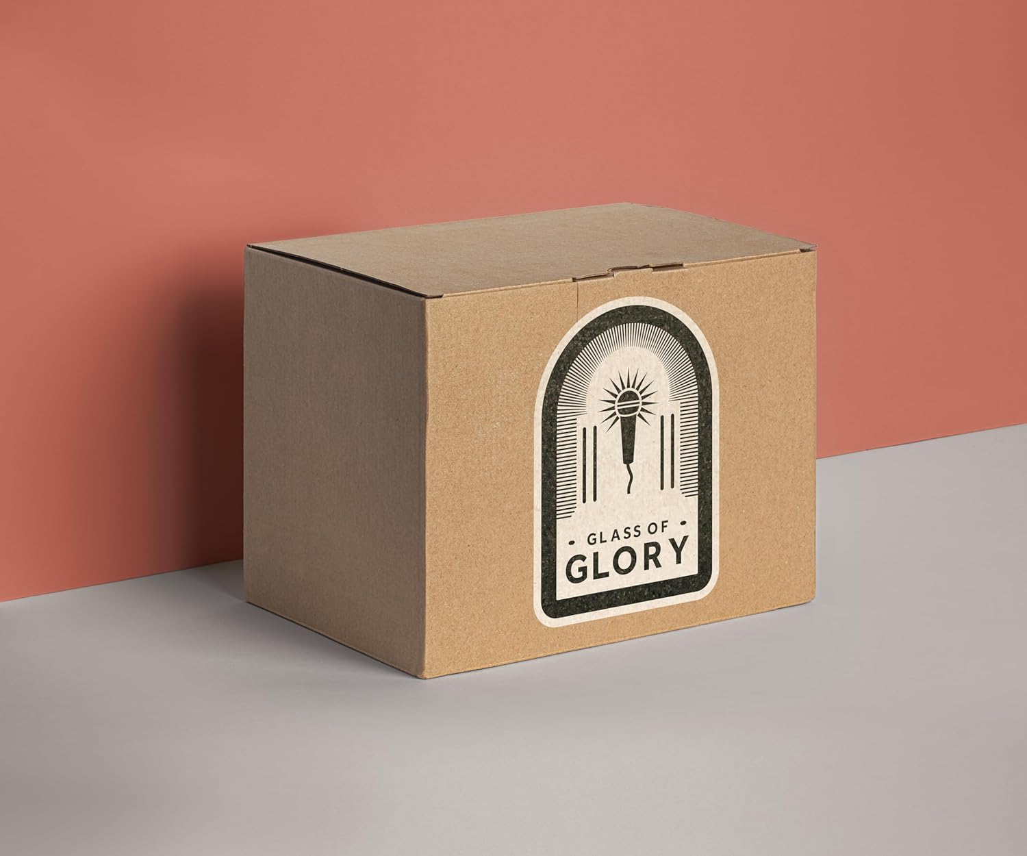 Generic Glass of Glory - Microphone Case (Microfone, Mikrofon Case, Microphonebox, Microphone Showcase, Microphone Storage, Microfone Display)