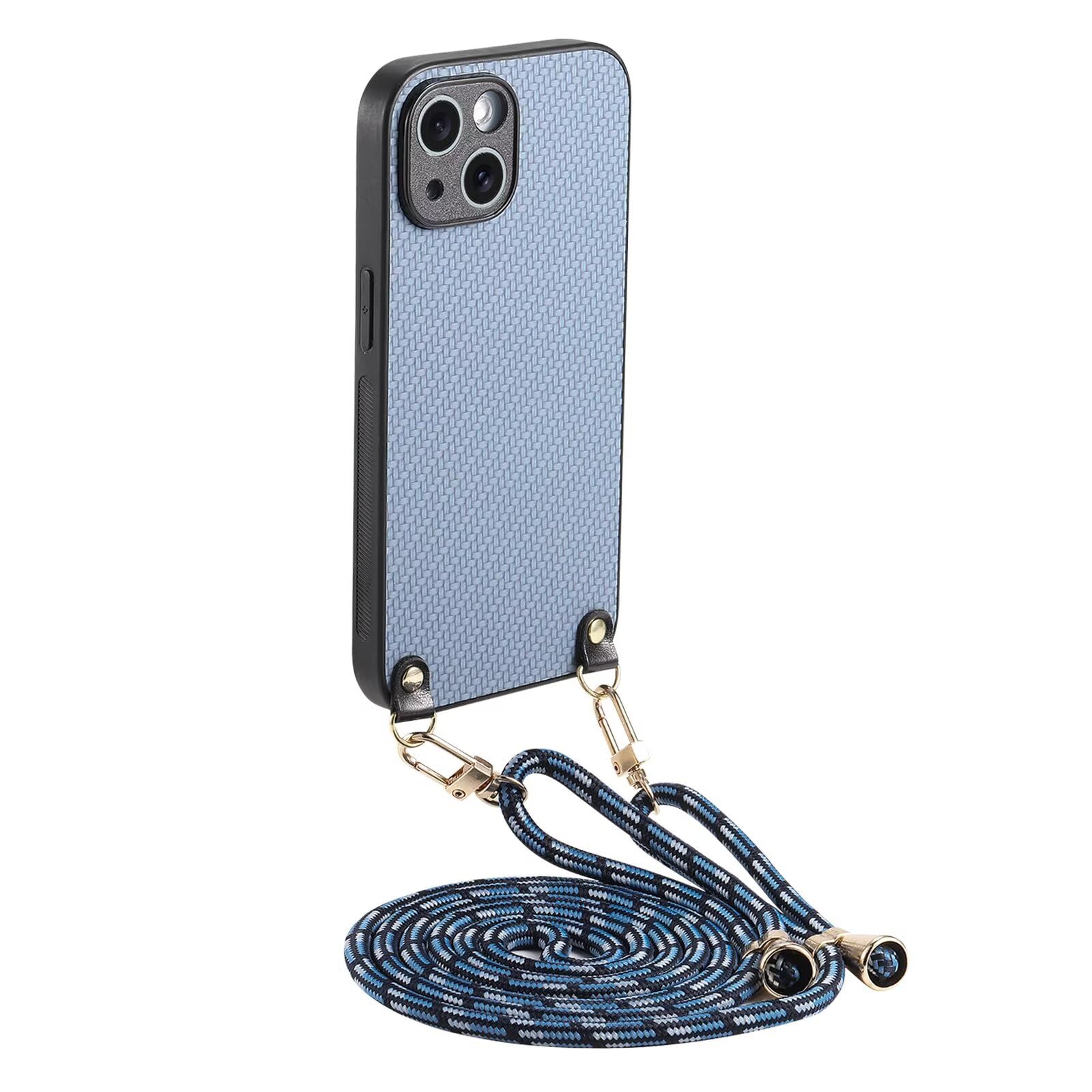 YAMCCCSE Handykette Mit Hülle Für Xiaomi Mi Note 10/10 Pro – Transparent, Verstellbar, Inkl. Rainbow-Band