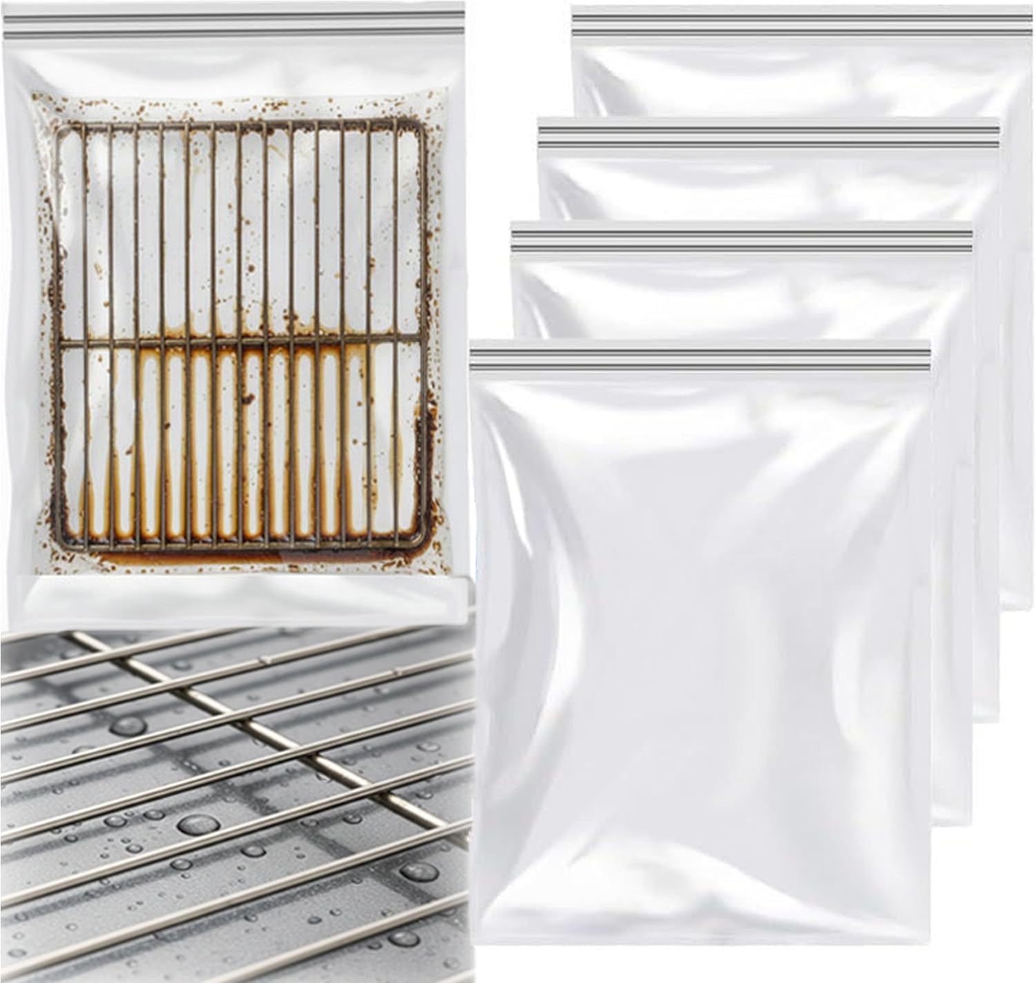 Bolsas de limpieza para parrillas de horno 5 unidades