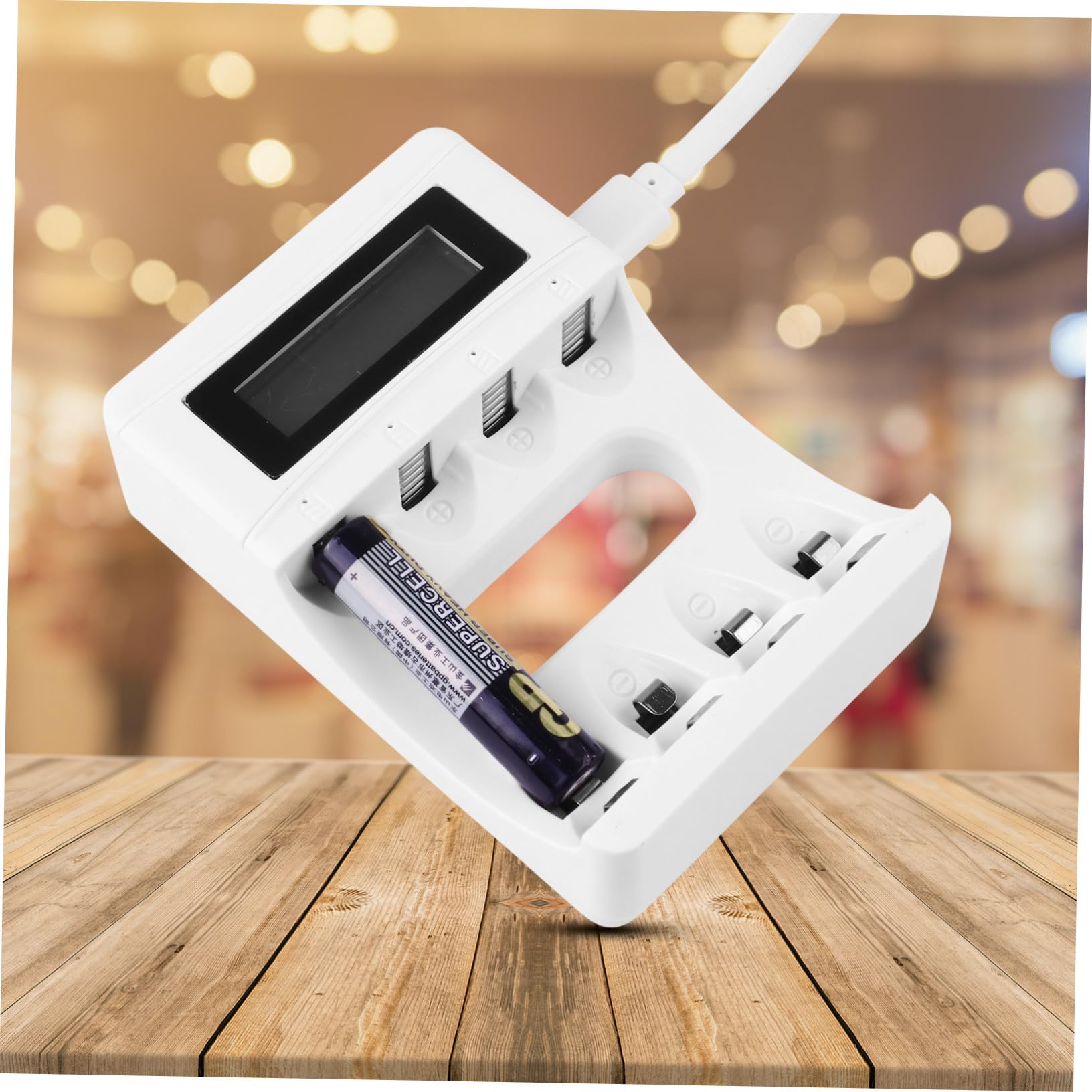 Housoutil 3 Pz caricabatterie d batterie ricaricabili banca di potere della batteria ricaricabile caricatore usb caricabatteria usb caricabatteria display lcd apparecchiature di ricarica c02