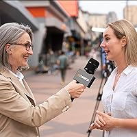 Vista 8 de COMICA Revo S Micrófono de mano inalámbrico, micrófono profesional de entrevista de mano para iPhone16 15, teléfonos Android, computadoras