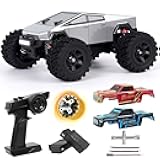 JT20W-V2 1/20 Scale 4WD Brushless RC Car for Adults,45KPH High Speed Hobby RC Truck,4x4 Waterproof Off-Road Remote Control Electric Vehicle,All Terrain RTR Fast Buggy with 2 Lipo Batteries