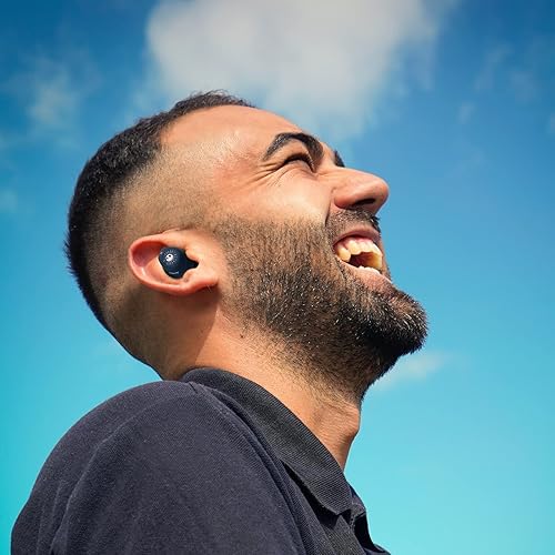 Miniatura 7 de Disney Nightmare Glow in the Dark TWS - Auriculares inalámbricos Bluetooth 5.0 compatibles con micrófono integrado y funda de recarga portátil, IPX8