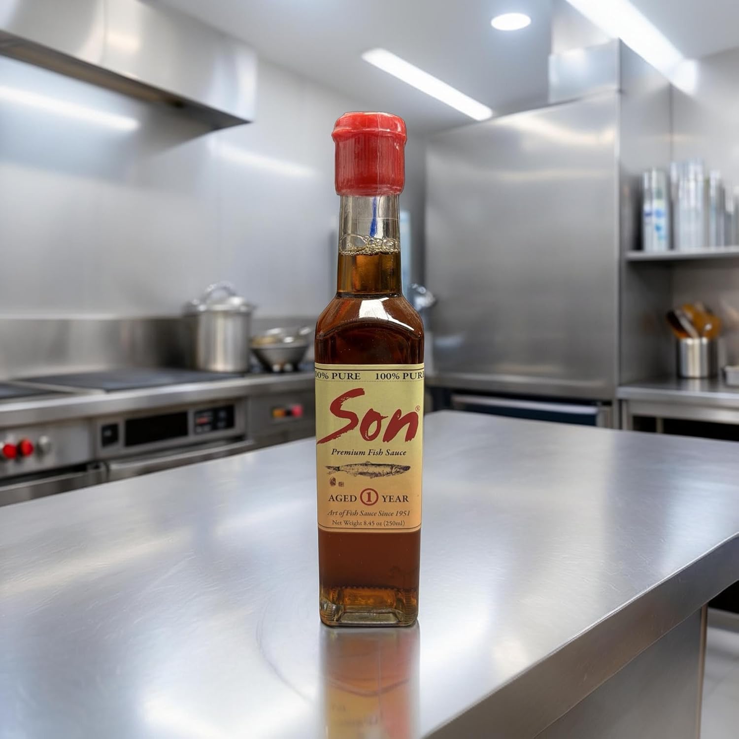 Son Fish Sauce – First-Press Vietnamese Fish Sauce 250 mL | 100% Anchovy + Sea Salt, No Additives | Naturally Fermented for Deep Umami | Clean-Label Vietnamese Traditional Sauce (2)