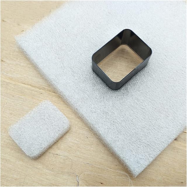 CQYTZ Rectangular with Round Edge Shaped Metal Hole Punch Cutter DIY Leather Paper Craft Die Cutting Hand Hollow Punch Tool 20-50mm (Color : 15x25mm)