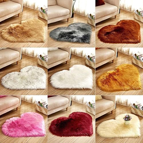 Miniatura 9 de Alfombra de piel sintética ultrasuave de 2 x 5 pies, 17 colores de piel de oveja sintética, alfombra lanuda para sofá, cojín de asiento, alfombra